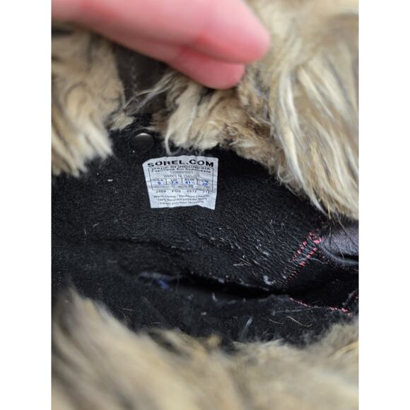 Sorel Joan of Arctic Snow Brown Waterproof Leather Women's Boots NL1540 Size 9 - Picture 14 of 15